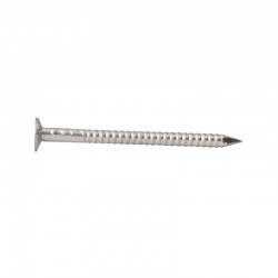 Nail 100 x 4.0mm Stainless Steel Flat Head Annular Grooved - 25kg
