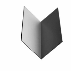 Shadowclad Internal 90 Angle Aluminium Flashing 3000mm - Anodised