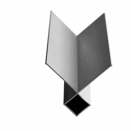 Shadowclad External Box Angle Aluminium Flashing 3000mm - Anodised