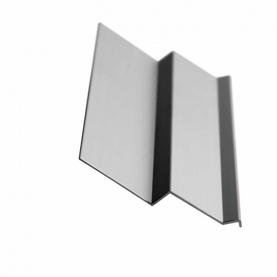 Shadowclad Horizontal Z Aluminium Flashing 3600mm - Anodised