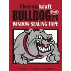 Thermakraft Bulldog Plus 2 Window Wrap Sealing Tape 150mm x 25m