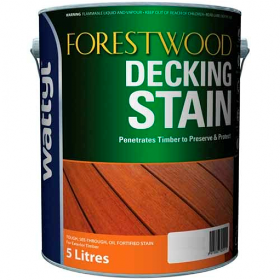 Wattyl Forestwood Decking Stain 5L - Rustic Oak