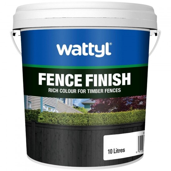 Wattyl Fence Finish Paint Low Sheen 10 Litre - Mission Brown