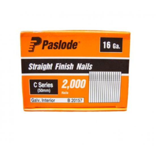 Paslode Straight Finish Nails C Series 50mm Qty:2000