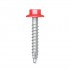 Pryda Screw 12G x 35mm Red Hex Head Zip Point Timber Connector Screw Galv - Each