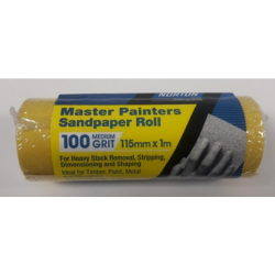Sandpaper Painters Roll 115x1m P100