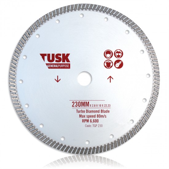 Tusk Turbo General Purpose Blade 230mm