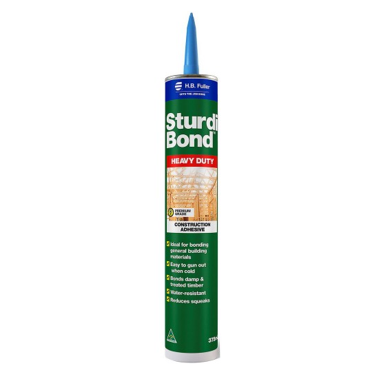 H B Fuller Sturdi Bond Heavy Duty Construction Adhesive - 375ml