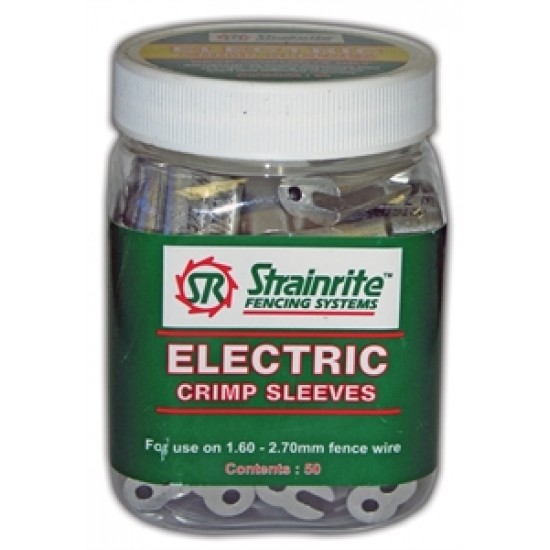 Strainrite Electric Crimp Sleeves (Pottle 50)