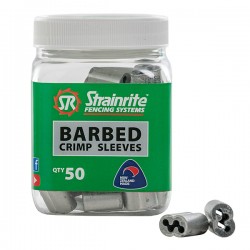 Strainrite Barbed Wire Crimp Sleeves 2.5mm (Pottle 50)