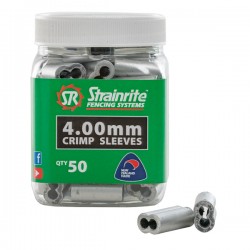 Strainrite Crimp Sleeves 4.00mm (Pottle 50)