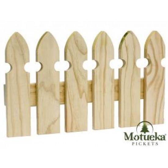 Motueka Pickets 68 x 19mm Gothic Timber Picket 1.5m - each