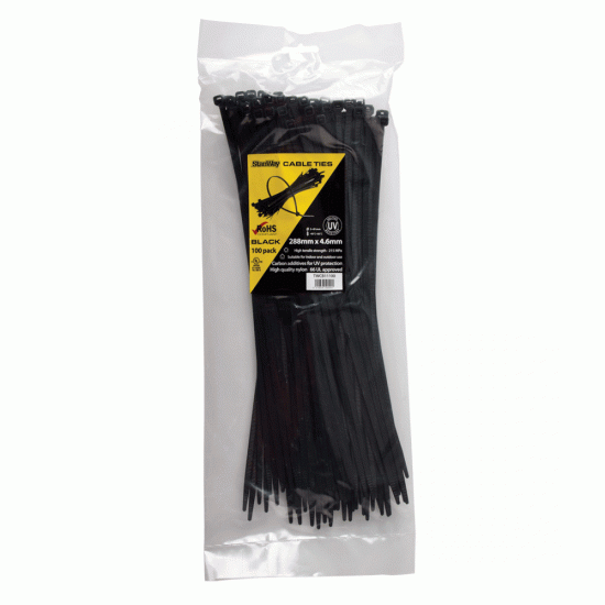 Stanway Cable Ties 288mm  x 4.6mm - Pack: 100