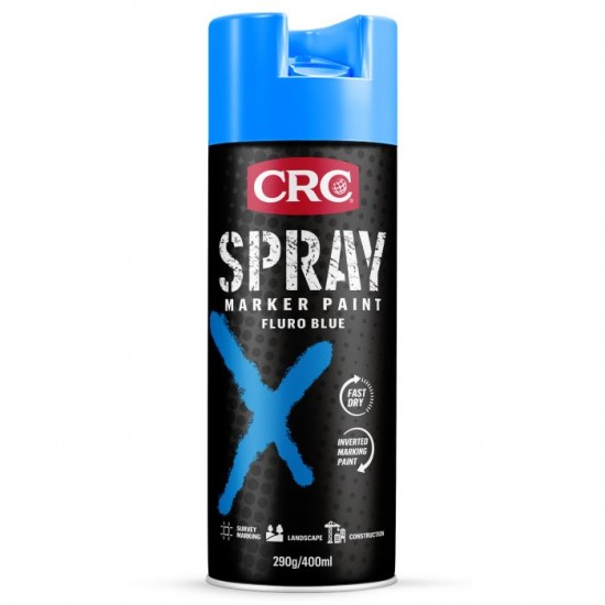 CRC Spray Marker Paint 400ml - Fluro Blue